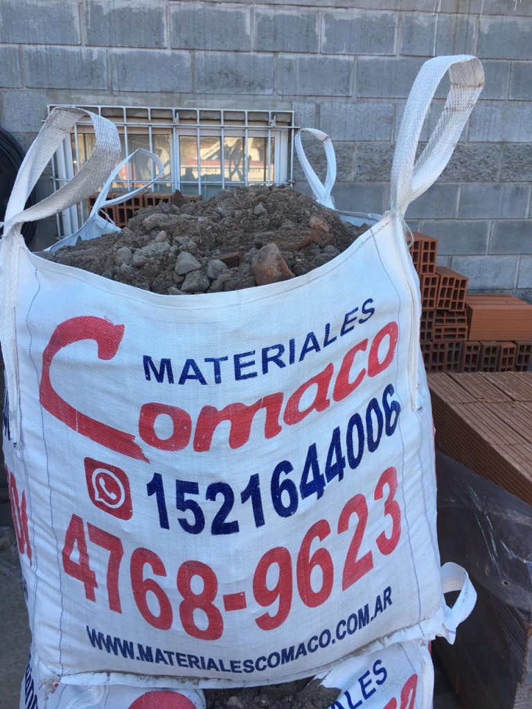 Cascote Rojizo Cascote Picado 1 Bolson – Materiales Comaco